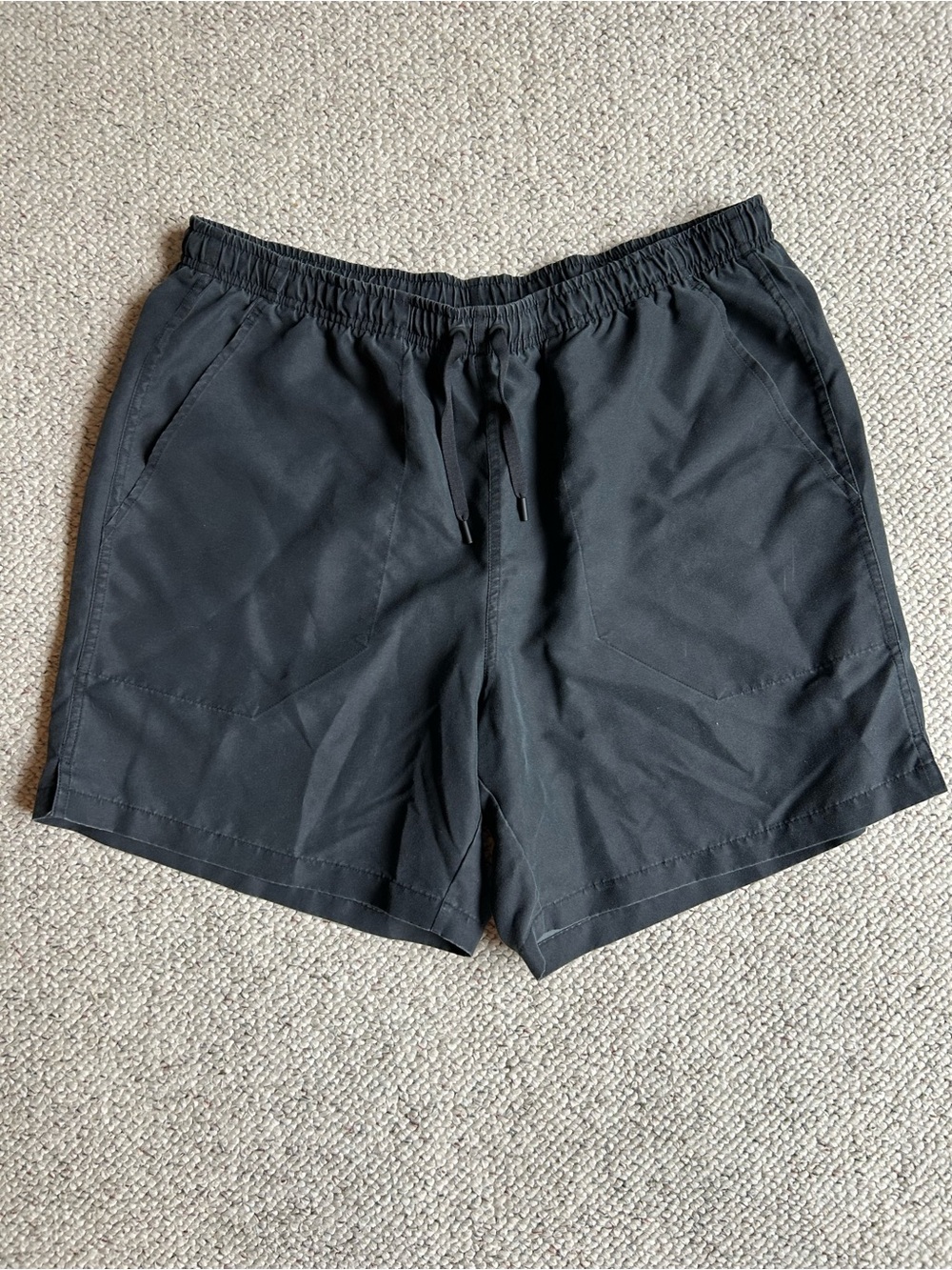 DSG Charcoal Elastic Waist Athletic Shorts
